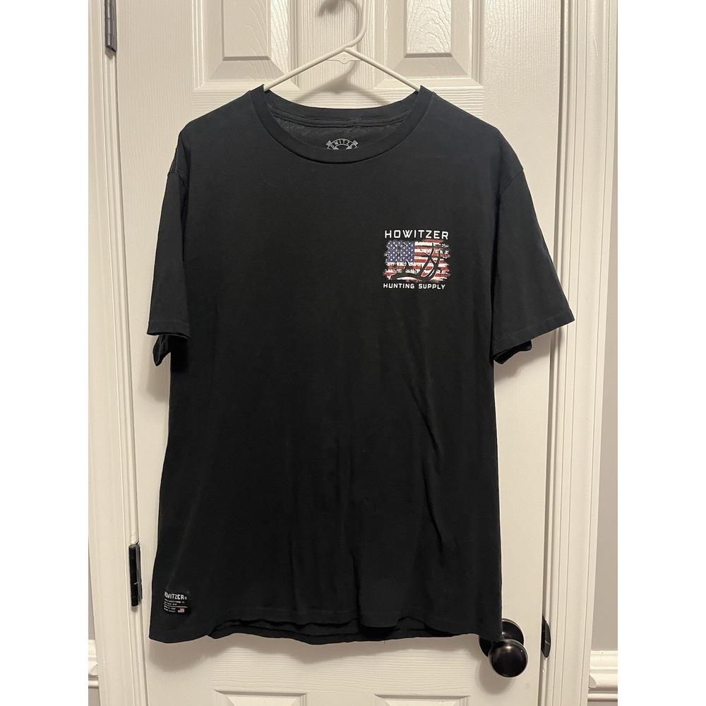 Men's Large Howitzer Hunting Supply Short Sleeve Tee - Black